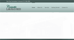 Desktop Screenshot of cosmeticlaboratories.com