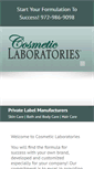 Mobile Screenshot of cosmeticlaboratories.com